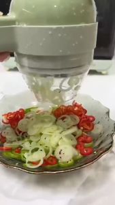 【ROYO OS】 Handheld Multifunctional Electric Vegetable Chopper Blender Wireless USB Charging Cleaning Brush HL7001