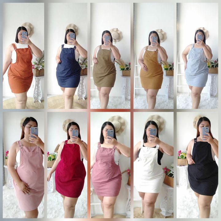 Jumper Skirt dress for plussize women from Xl up to 3Xl inner not include model 5 5 height Lazada PH