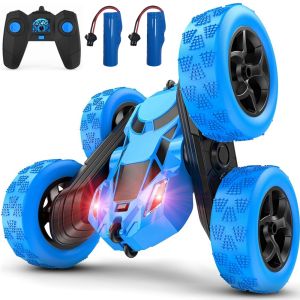 4WD Remote Control Car for Kids Toy Rechargeable 360° Rotating Radio Stunt RC Car for Kids All Terrain Off-road Truck Child Gift