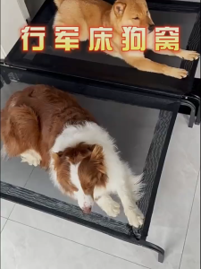 เตียงเดินทางสำหรับสุนัข เตียงสัตว์เลี้ยง ฟูกแมว กันน้ำสำหรับตั้งแคมป์ สามารถทำความสะอาดและถอดออกได้ ระบายอากาศได้ กันรอยขีดข่วน มีหลายขนาดให้เลือก