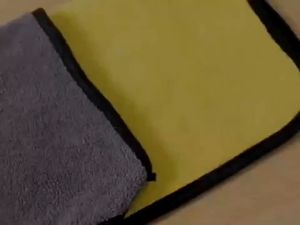 KUNING ABU SUPREME LAP MOBIL MICROFIBER BESAR TEBAL SERBAGUNA / KAIN PENGERING MOBIL 2IN1