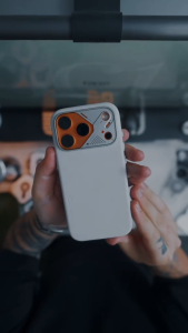 Aulumu A17 Premium Leather MagSafe Case with Advanced Cooling for iPhone 17 Pro Max & Pro