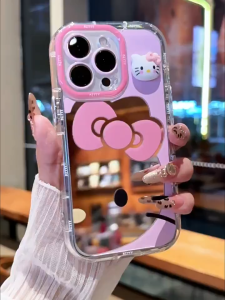 เคส OPPO Reno 13 5G เคส OPPO Reno 13 Pro 5G เคสมือถือลายแมวเหมียวน่ารักพร้อมกระจกแต่งหน้า เคสกันกระแทก