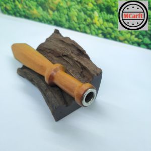Once pipa cangklong kayu bajaka ori model pedang B139
