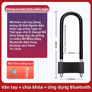 KANGTING | Khóa Hình U Thông Minh Chống Nước Có Mật Khẩu Vân Tay