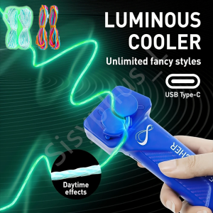 String Rope Launcher Fidget Toy Loop Rope Glow in The Dark USB Electric String Rope Launcher Handheld String Cool Toy Gift