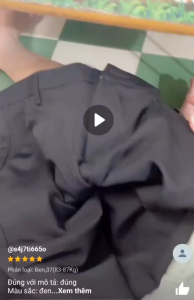 [KHUYẾN MÃI] Quần Tây Nam Dài Co GIÃN DÀY DẶN MÀU ĐEN SIZE 28 (45-50KG) ĐI HỌC ĐI LÀM