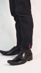 Sepatu Pantofel Pria Kulit Model Formal Kerja Kantor Handmade MD076