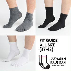 Kaos Kaki Lima Jari Panjang Pria Wanita Katun Impor 5 Toe Socks