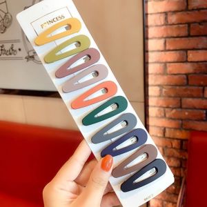 10/60/100Pcs Frosted Candy Color Hair Clip for women Korean style Side clip Fashion Hairpin Girl Hair Accessories