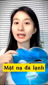 Mặt Nạ Đá Lạnh Mặt Nạ Chườm Lạnh giảm sưng đỏ giảm đau sau lăn phi kim tái sử dụng được nhiều lần