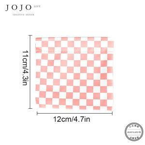 Túi Đựng Đồ Mini JOJOS L. PD.tea Túi Đựng Đồ Tự Động Có Khóa Kéo Vuông Vuông Hình Vuông PU