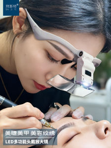 Kính Phóng Đại Cầm Tay LED Cao Cấp Kính Lupa Viền Mày Kính Lupa Viền Mi Kính Lupa Viền Mày Hoang Dã Đèn LED Độ Nét Cao