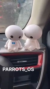Car Interior Decoration Baymax Doll Cartoon Robot Shaking Head Decor Dashboard Ornaments Cute Toys Motorcycle