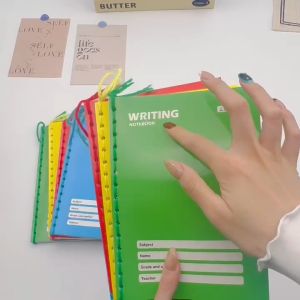 80 Sheets Yarn Notebook Wholesale Composition Writing Notebook Notebook Set 10 pcs for Elementary