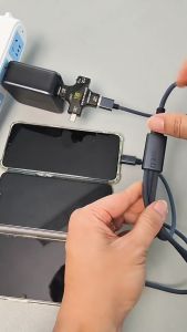 5 in 1 Super Fast Charging Cable Detachable 60W USB i-OS/Type C Fast Charger Data Cable