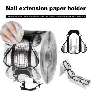 100 Pieces Black Fly Shaped Solid Nail Extension Mold Nail Polishing Pad For Nail Construction Gel Nail Mold
