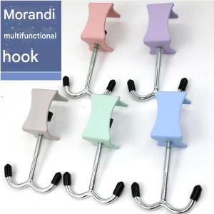 ตะขอด้านข้างโต๊ะแบบไม่มีการเจาะรูถุงโต๊ะปรับระดับได้ตะขอเหล็กแบบที่เก็บร่ม