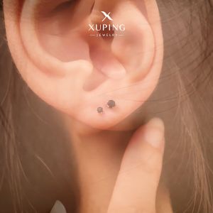 Xuping Anting Tusuk Cengkeh Mata Warna Hitam All Varian