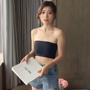 MOO B1390 Bra Kemben Wanita Tanpa Tali Pakaian Dalam BH Import