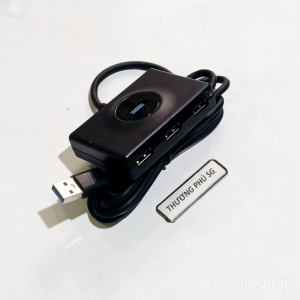 Hub chia USB 1 ra 4 dài 1.2m / Smart Hub USB 4 Port 3.0 chất lương dể sử dụng