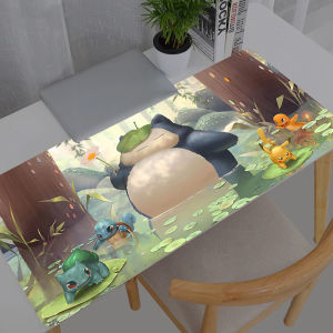 Bandai | Large E-sports Big Mouse Pad Pokemon Pikachu Smooth Flexible Rubber Gamer PC Computer Keyboard For CSGO Kawaii Mosuepad