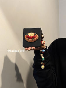 3D INS Tray Compatible HuaweinovaFlip XiaomiMIXFlip2 HonorVPhone Case Folding Luxury Modern Art Couples Protective Shell