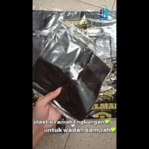 Kantong Plastik Sampah Ekonomis Hitam Polos Murah uk 28 isi 50lbr