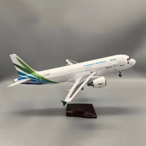 1/80 Scale Model Planes 47CM A320 Cambodia Lanmei Airlines Aircraft Model Diecast Resin With Wheels Collection Display Gifts