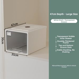 Drawer-type Storage Box For Clothes and Clutter