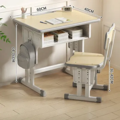 FWTDF | School Style Adjustable Writing Study Desk for Children