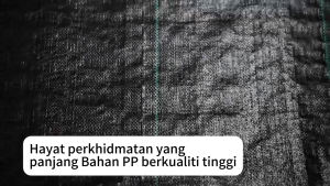 【Thickest】100GSM Heavy Duty Weedmat Thick Cheap/Ground Cover Grass/Black Plastic Ground Cover Breathable and water-permeable free giveaway of 100 plastic nails.