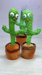 Intelligent Learning To Speak Recording Cactus Twisting Can Sing and Dance Childrens Gift Toys