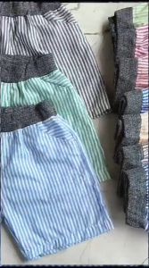 Rintan Shorts - Isi 10 Pcs Celana Pendek Anak Laki laki Perempuan 1- 6 Tahun Motif Salur