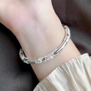 Pure Ornament Flowers like Brocade Bracelet Female Bracelet Light Luxury Minority for Girls Girlfriend Birthday Gift Bracelet