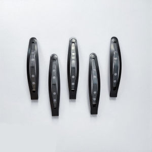 ZUOOU | Non-slip Silicone Traceless Hair Clip Black Long Stripe