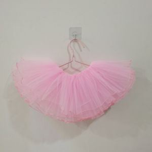 Children Dance Skirt Girls Pettiskirt Practice Skirt Ballet Skirt Four-Layer Dancing Dress White Six-Layer Skirt