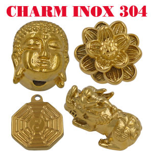 Vòng chuỗi đeo tay đá thạch anh hồng đào từ 6 ly đến 14 ly vòng chuỗi đeo tay charm inox