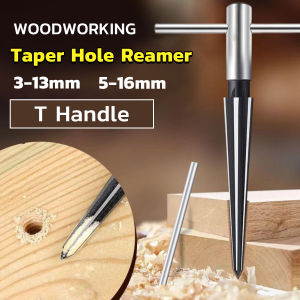 Nurm Metal Taper Hole Reamer 3x13mm 3-13mm(1/8-1/2) 5x16mm T Handle Hand Metal Reamer