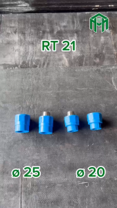 Nối RĂNG nước nóng nhựa PPR phi 20 và 25 - răng trong răng ngoài 21 và 27 hiệu Bình Minh