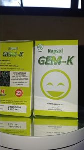 Kapsul GEM-K | Kapsul gemuk badan | Bin Dawood