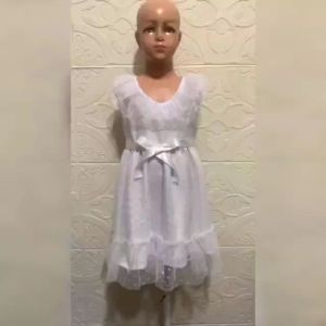Dress Anak Perempuan Cocok Untuk Acara Pesta Model Kerutan/Dress Mimi Kids 5 Ukuran S-M-L-XL-XXL/Moscrepe Mix Tille Tutu Onde