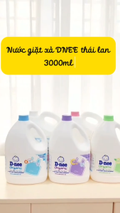 Nước giặt quần áo em bé Dnee 3000ml 550ML - Nước Giặt Cho Trẻ Em an toàn Chính hãng Công ty ..