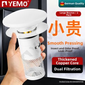 YEMO | Bounce Core Universal Drain Stopper Filtering Clogging Prevention