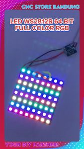 64 BIT MODULE LED WS2812B NEOPIXEL 5050 RGB FULL COLOR 5V KOTAK 64BIT