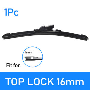 1Pc Car Front Wiper Blades Frameless Bracketless Soft Rubber Windscreen Brush Streak-Free Wiping Fit Most Vehicle Models