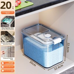 MEIZHUFU | Sealed Moisture-Proof Food Grade Rice Container