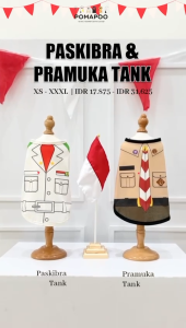 POMAPOO - Baju Kucing dan Baju Anjing Paskibra & Pramuka Tank
