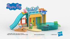 Peppa Pig Waterpark Playset: Includes 2 Figures. Fun Preschool Toy and Perfect Birthday Gift for Kids Age 3+