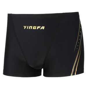 Yingfa Người Đàn Ông Bơi Boxer Đen Nhanh Chóng Khô Đồ bơi thể thao chuyên nghiệp cho Nam Đua Quần bơi Bãi Biển quần sọt bơi lội Phẳng Góc Quần bơi Cho Thiếu Niên